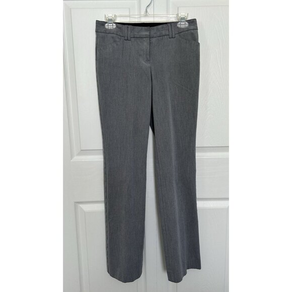 Express Design Studio Editor Mid-Rise Dress Pants Gray Size 2R - Picture 3 of 12